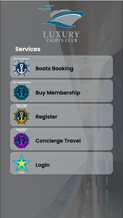Luxury Yachts Club Screenshot