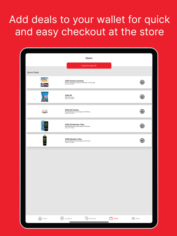 Wow Rewards iPad screenshot 4 - Business app