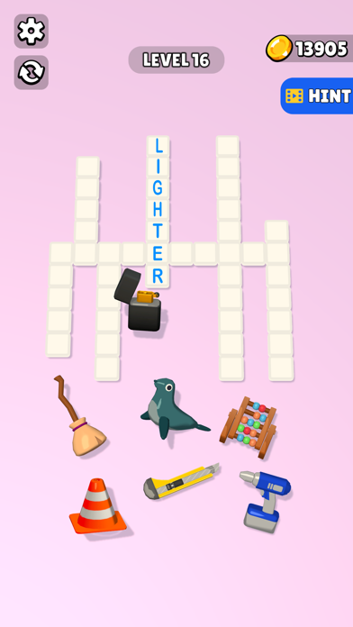 Crossword Puzzle 3D Screenshot