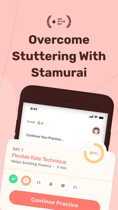 Stamurai: Stuttering Treatment Screenshot