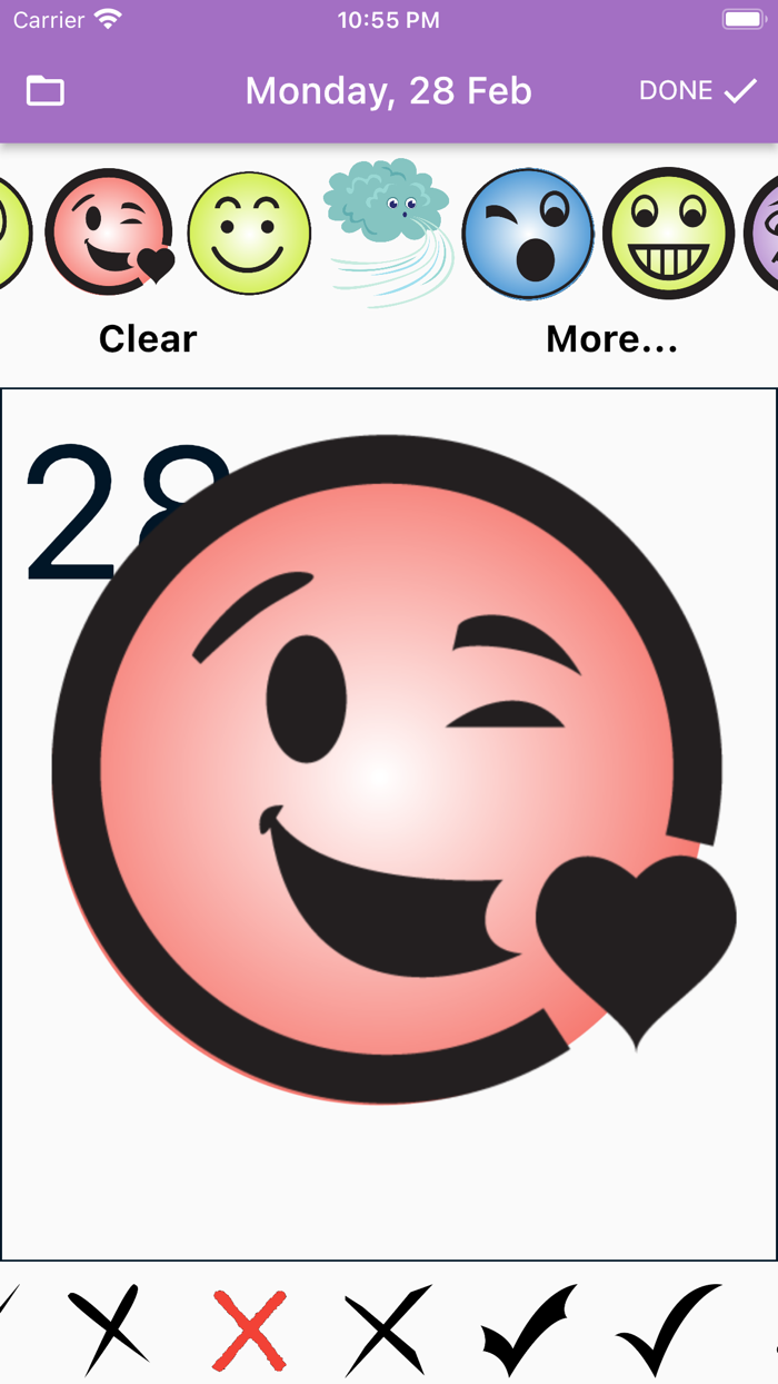 Event countdown app - Crosser