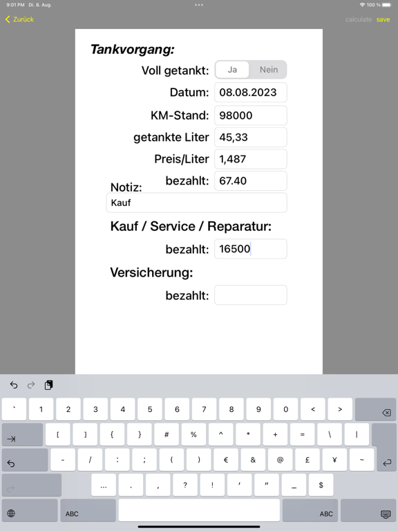 Screenshot #5 pour Fahrzeug Manager