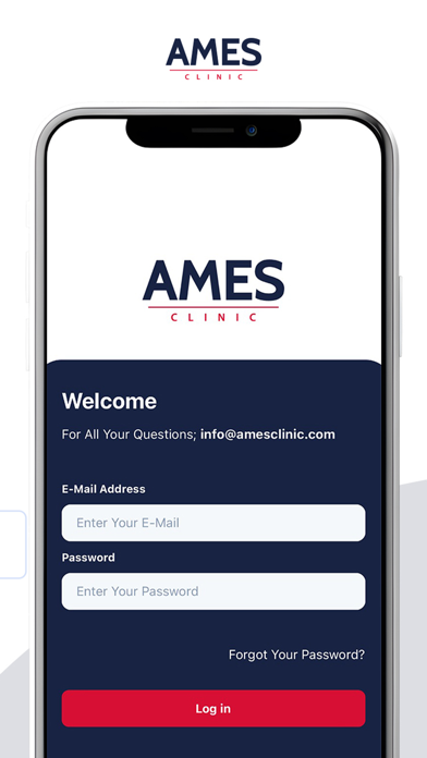 Ames Clinic Screenshot