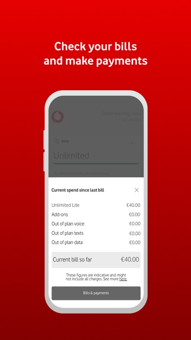 My Vodafone Ireland Screenshot