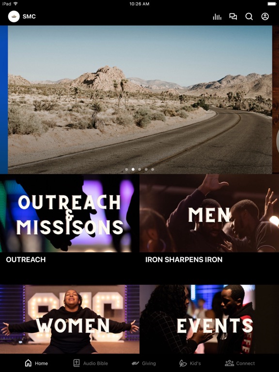 Salt Mine Church iPad screenshot 1 - Education app