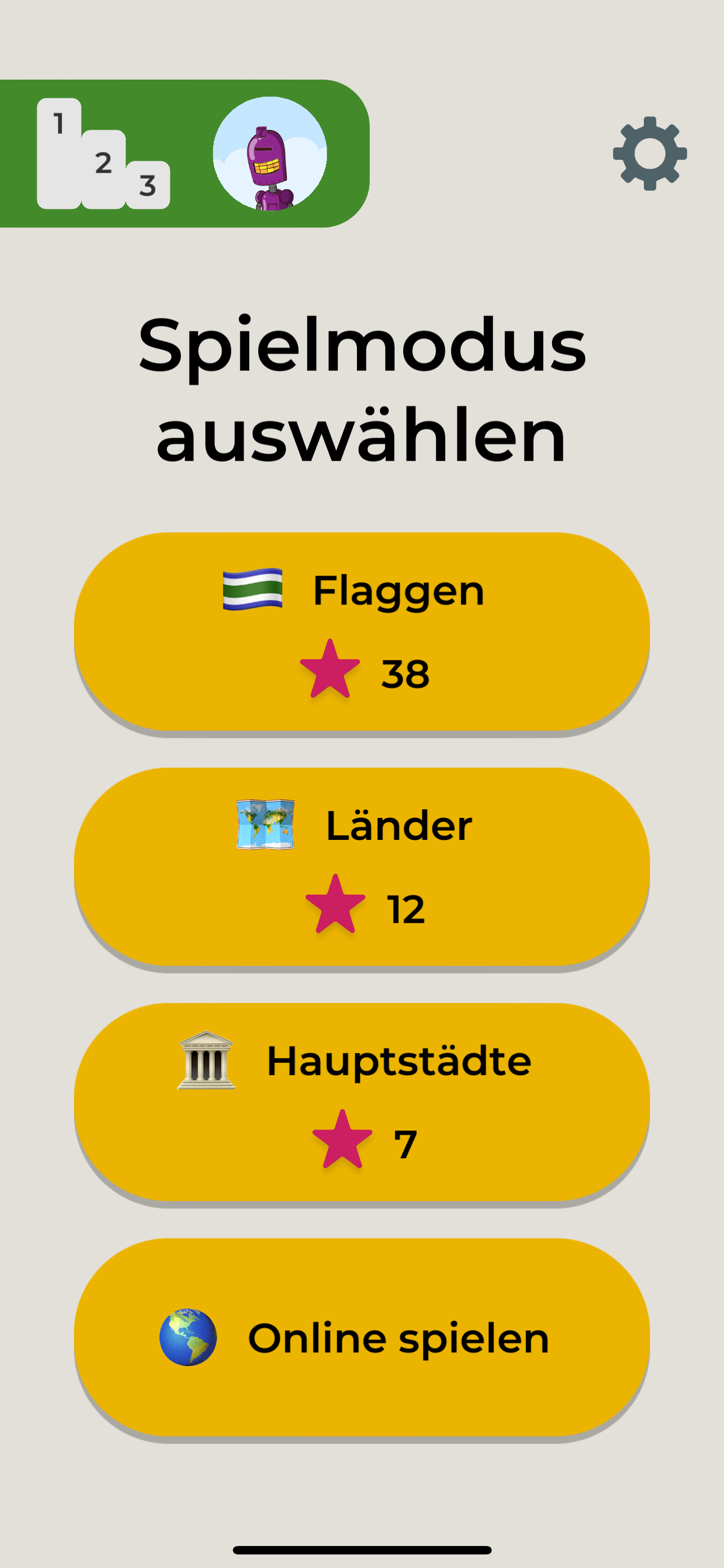 Flaggen Spiel