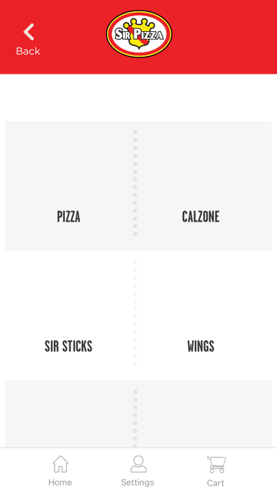 Sir Pizza Michigan App Screenshot