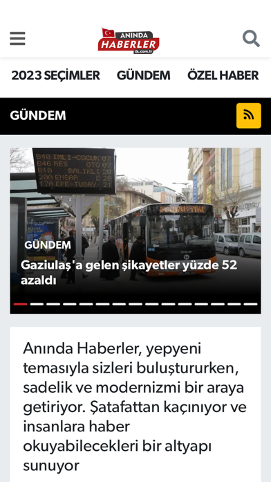 Anında Haberler Screenshot