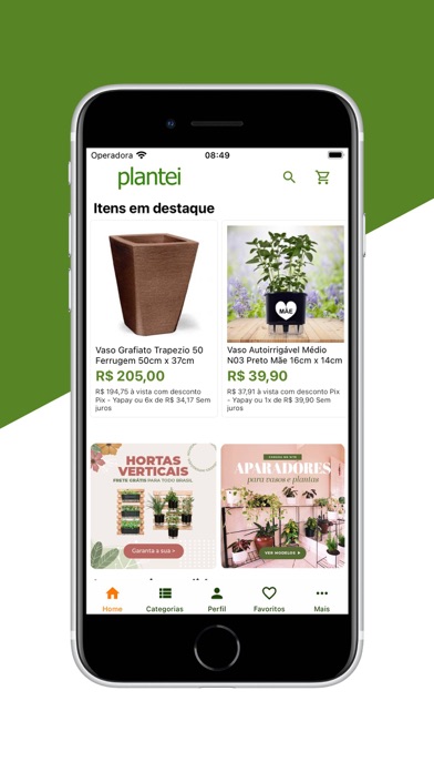 Plantei Garden Center Screenshot