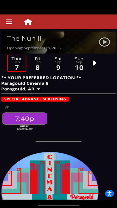 Paragould Theater 8 Screenshot