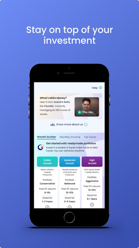 #1. MIRA Money : My Wealth Manager (iOS) 由: Noble Wealth Technologies Private Limited