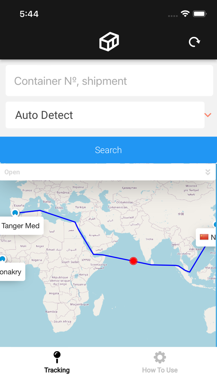 Container Tracking App