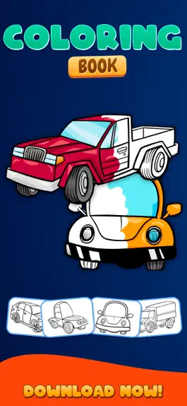 Game screenshot Cars Coloring Pages Pack mod apk