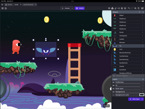 Screenshot #4 pour GDevelop - game maker