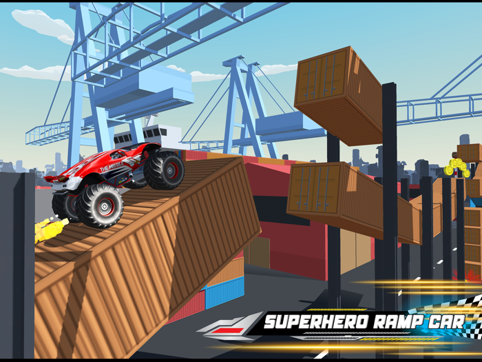 Superhero Mega Car Stunt