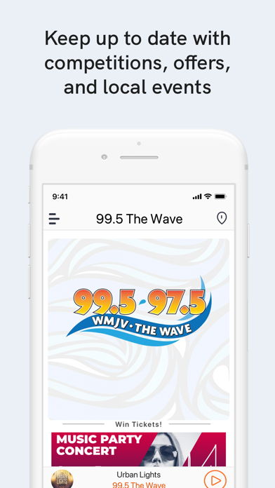 99.5 The Wave Screenshot