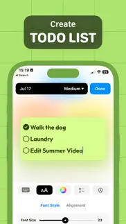 sticky notes widget iphone screenshot 3