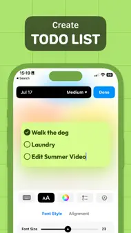 Sticky Notes Widget iphone bilder 2