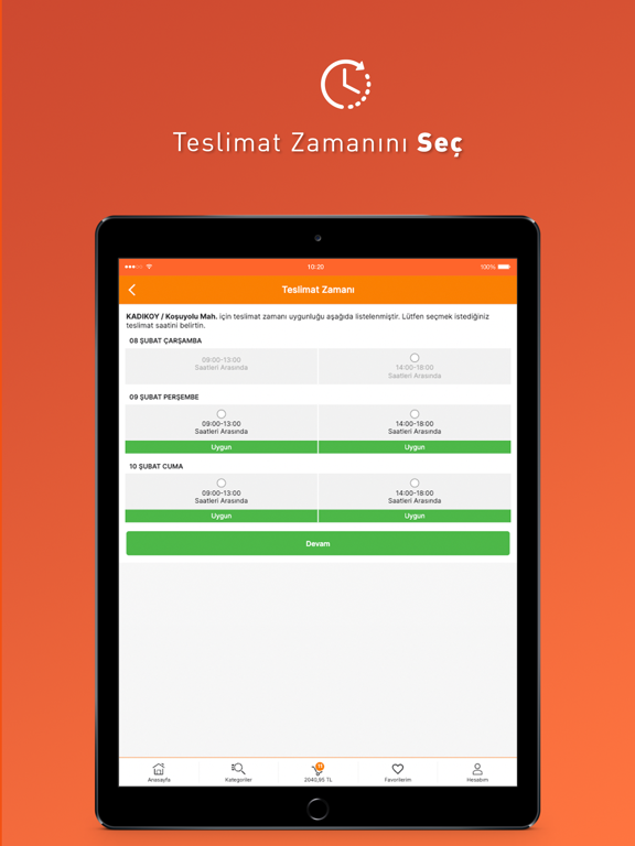 Migros Toptan iPad screenshot 4 - Shopping app
