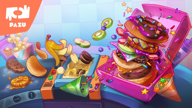 Burger Maker Kids Cooking Game screenshot-5