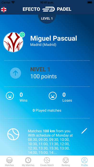 Level Padel Screenshot