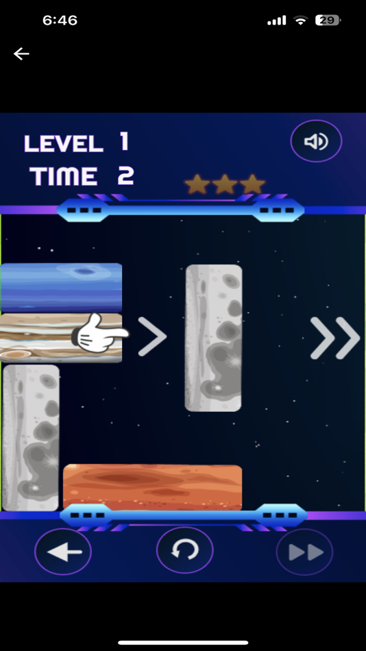 #3. Space Blocks (iOS) Podle: Giro Technology Ltd