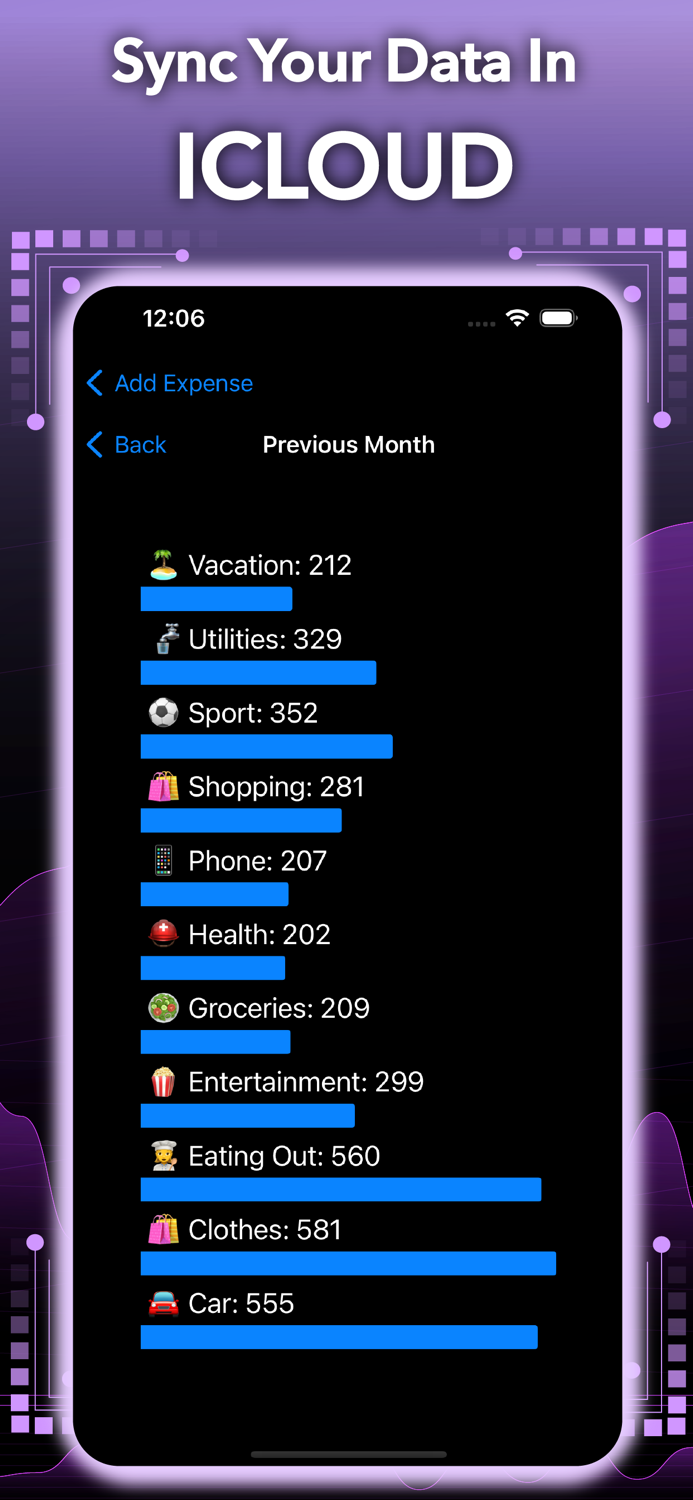 Monthly Expenses Tracker
