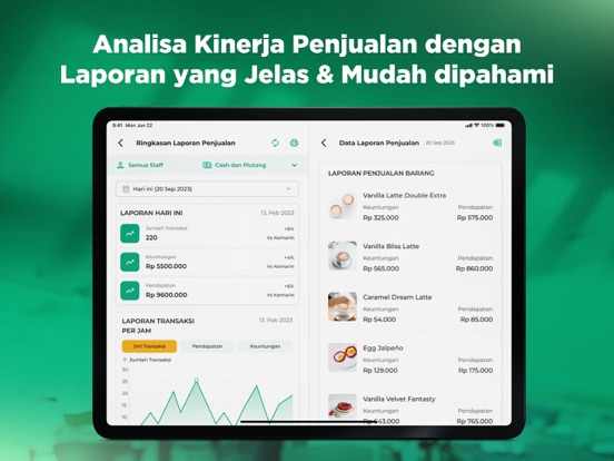 Screenshot #4 pour Kasir Pintar Dashboard