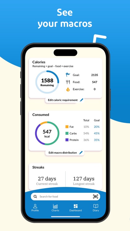 MacroTracker: Calorie Counter screenshot-5