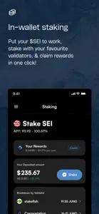 Compass Wallet for Sei screenshot #5 for iPhone