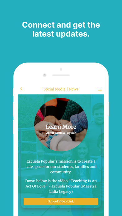 Escuela Popular Community App Screenshot