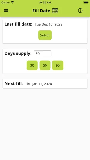 CalcRx screenshot 1