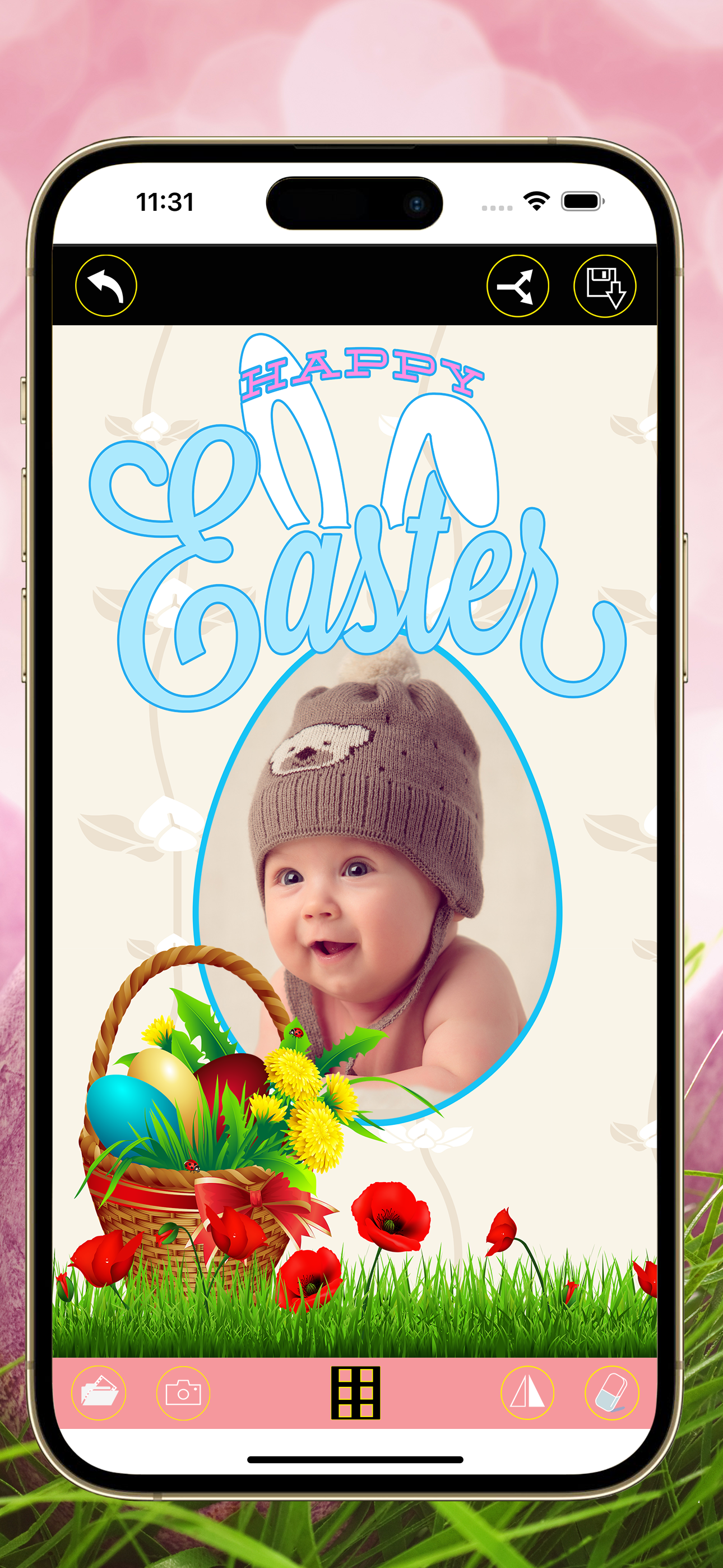 Easter Eggs Photo Frames