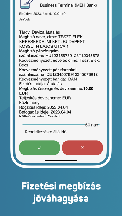 MBH Bank BusinessID Screenshot