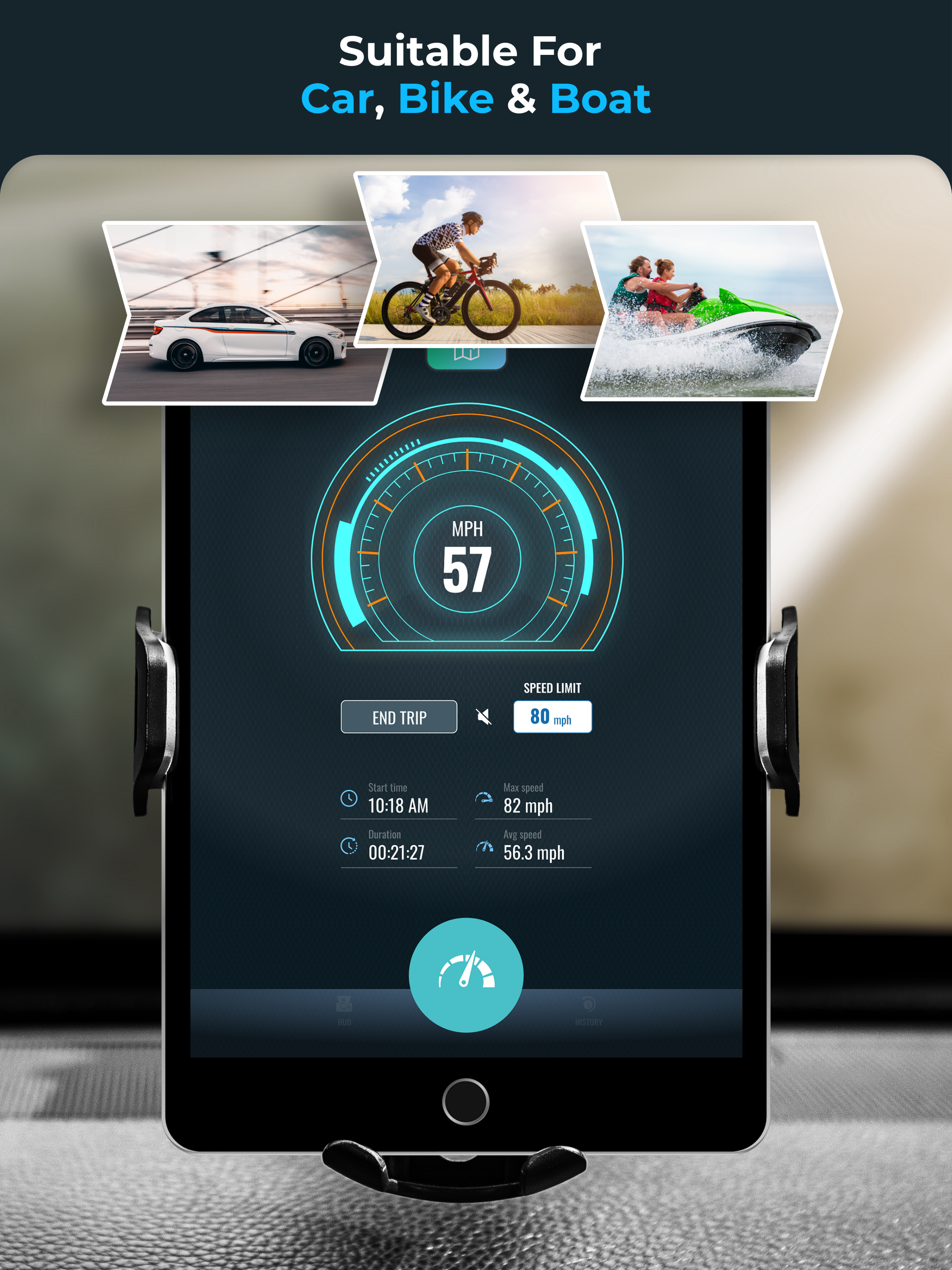 Speedometer: MPH Speed Tracker screenshot 12