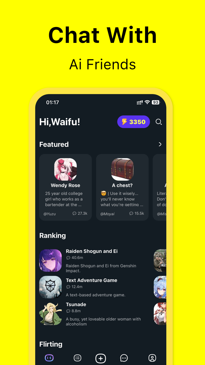 HiWaifu AI Friend and Waifu Hub