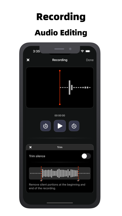 AI 転写：オンデバイス音声認識，録音をテキストに変換するのおすすめ画像2