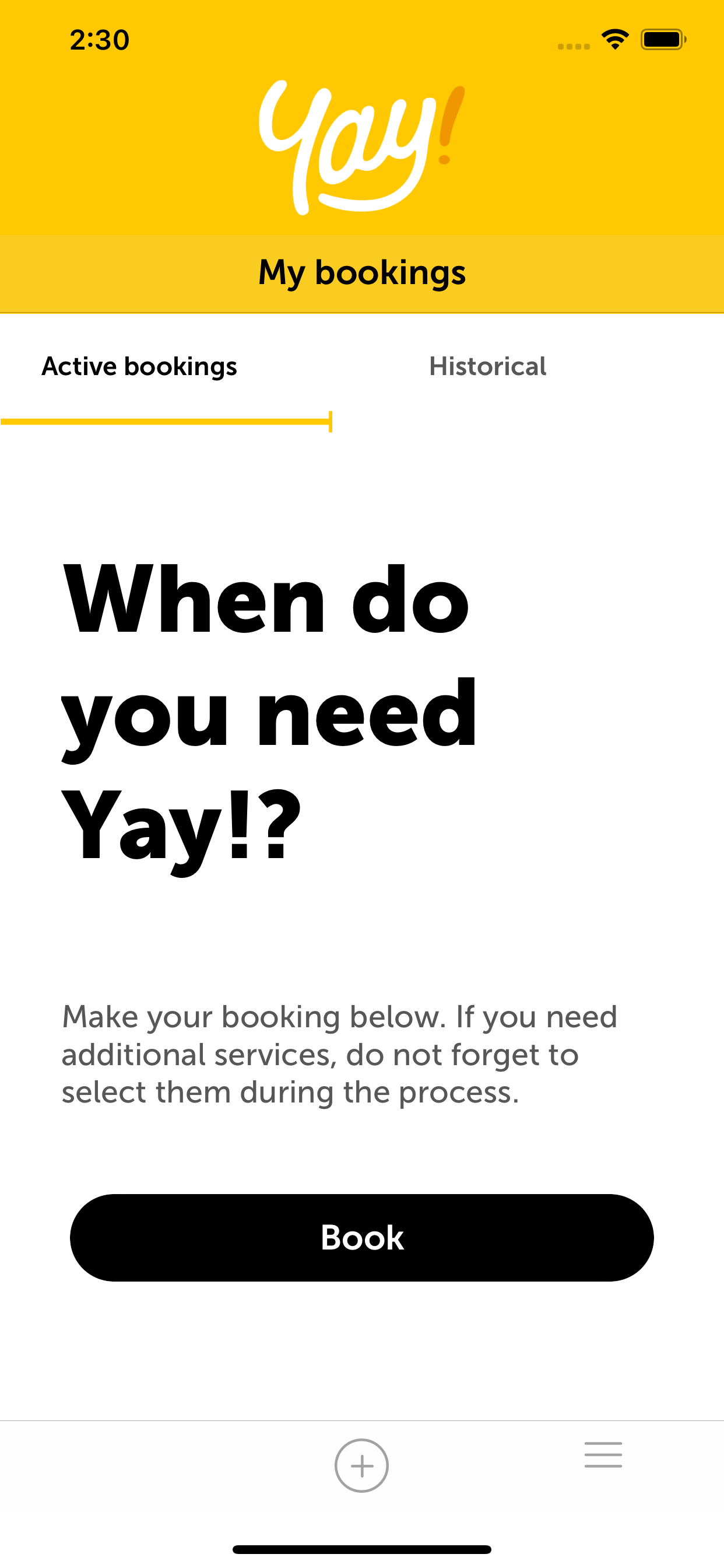 Yay! You fly, we’ll park