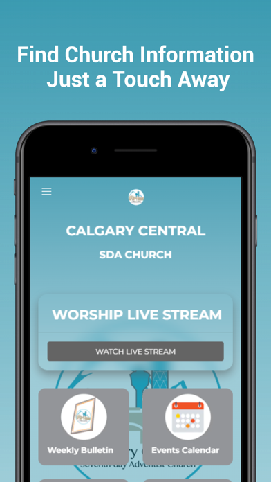 Calgary Central SDA Church Screenshot