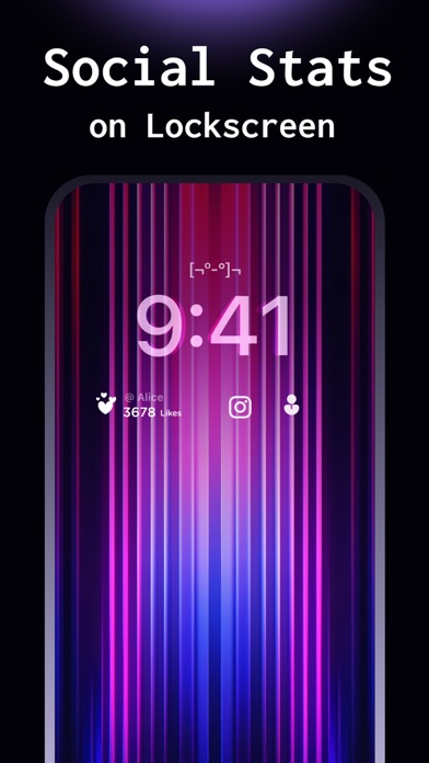 Screenshot #1 pour Trends Widget- Followers Count