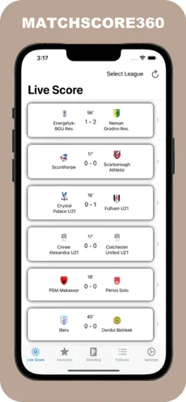 Game screenshot MatchScore360 mod apk