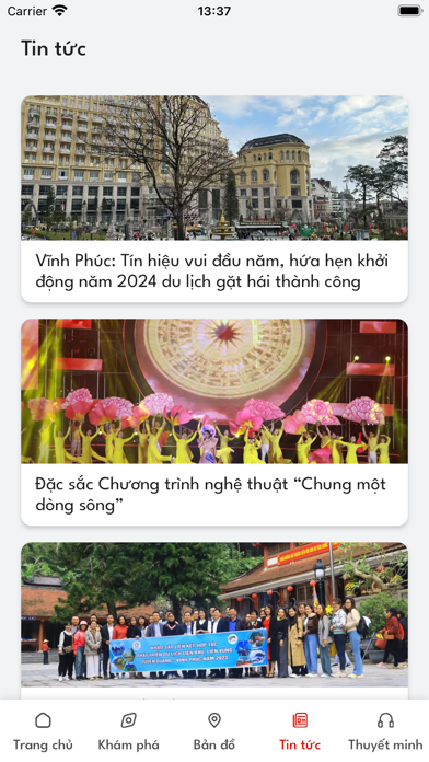Vĩnh Phúc Tourism Screenshot
