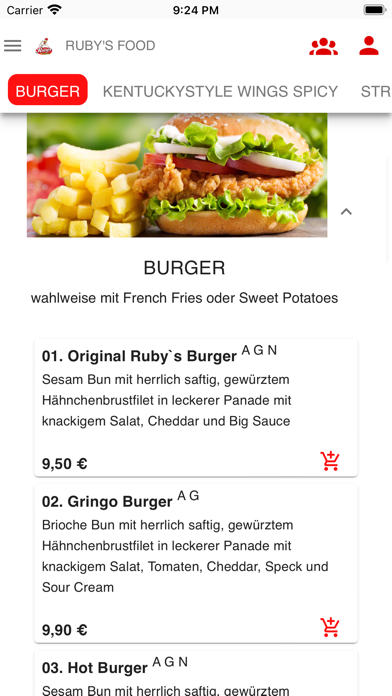 Rubys Food Screenshot