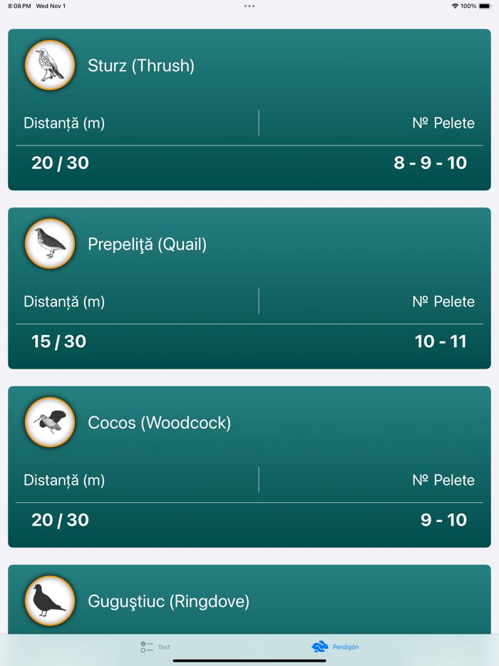 Chestionare de Vanatoare