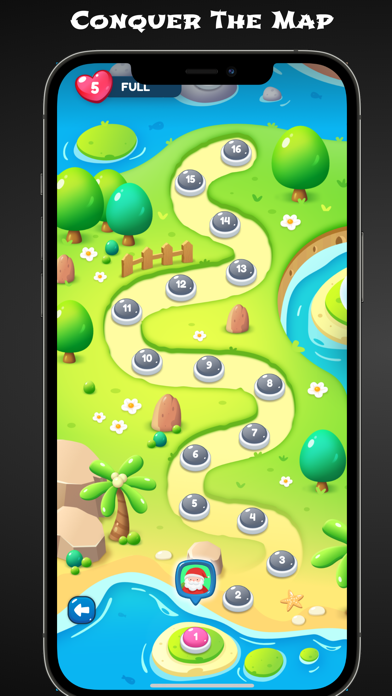 Santa Claus Candy Match Screenshot
