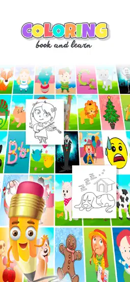 Game screenshot Coloring book and learn mod apk