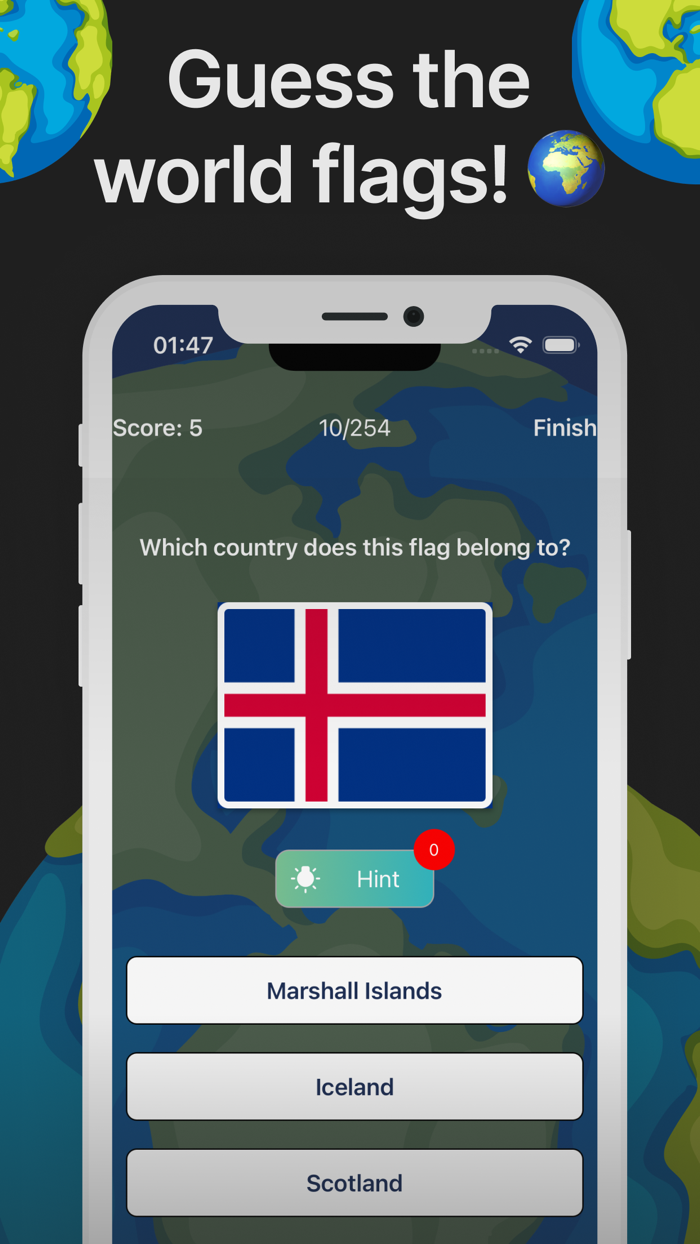 Guess World Flags Quiz Games