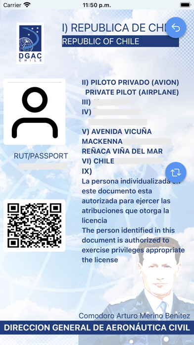 Licencia Digital DGAC Screenshot
