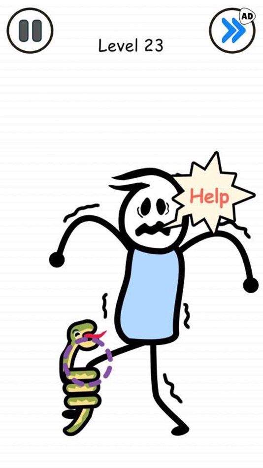 #1. Help Me: Stricky Story (iOS) By: Bros Game Studio