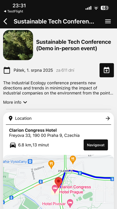 Forbes Events Screenshot